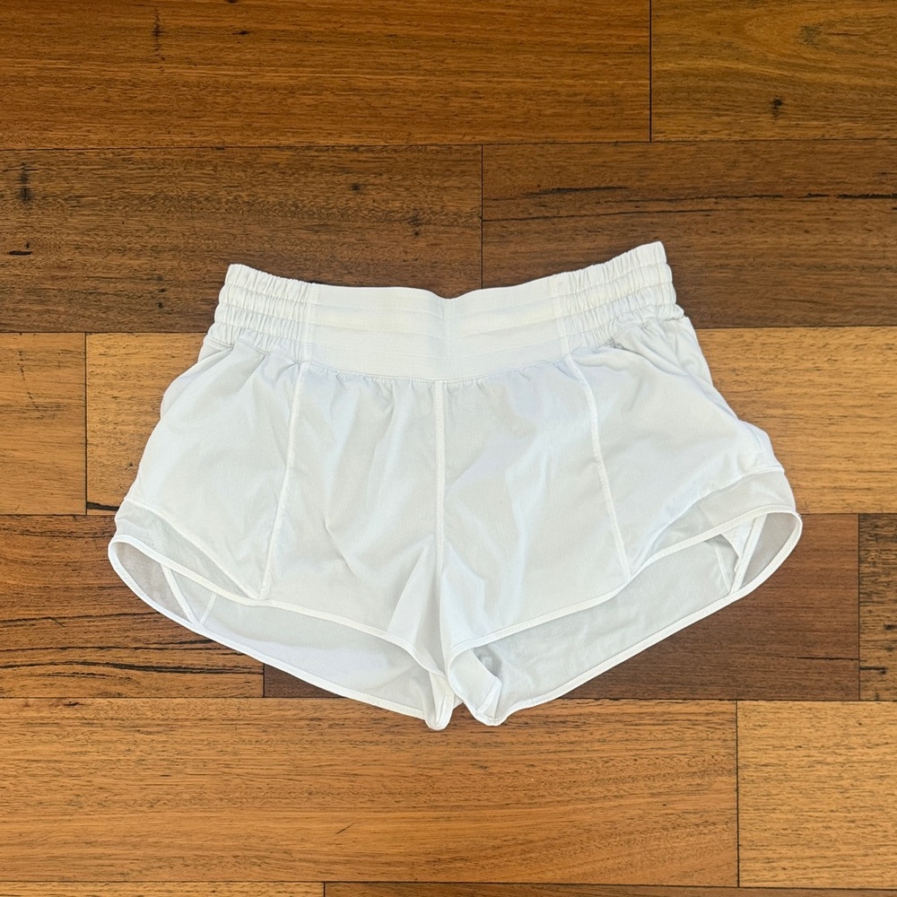 White Women's Athletic Shorts
